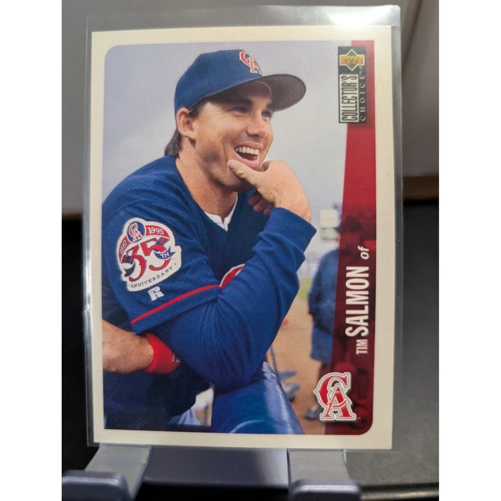 1996 Upper Deck Collector's Choice Tim Salmon #75 California Angels MLB Card